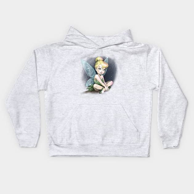 Tinkerbell Kids Hoodie by DCart1995